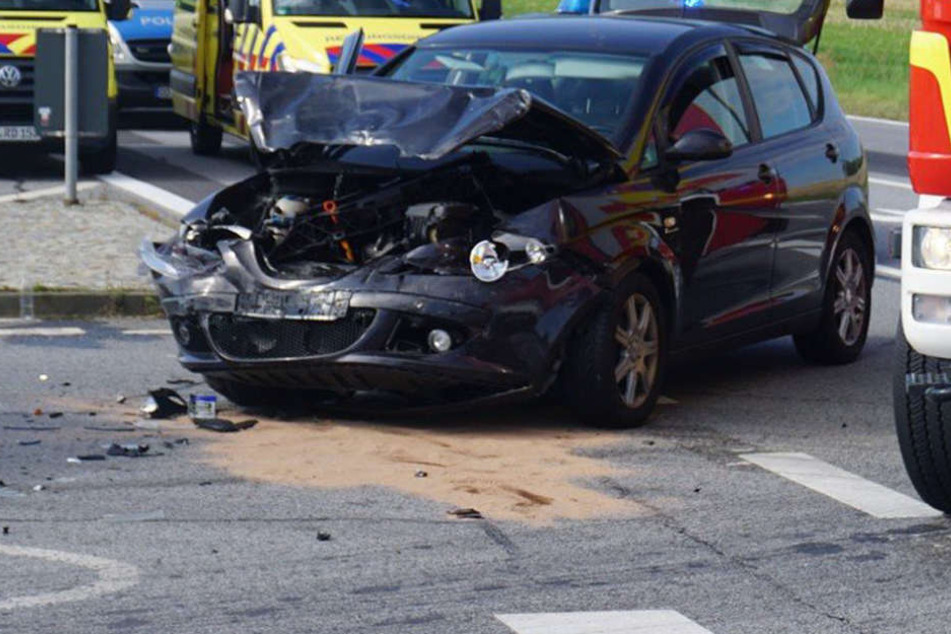 Dem Seat Alterra wurde die Vorfahrt genommen. Sein 67-Jähriger Fahrer wurde verletzt.