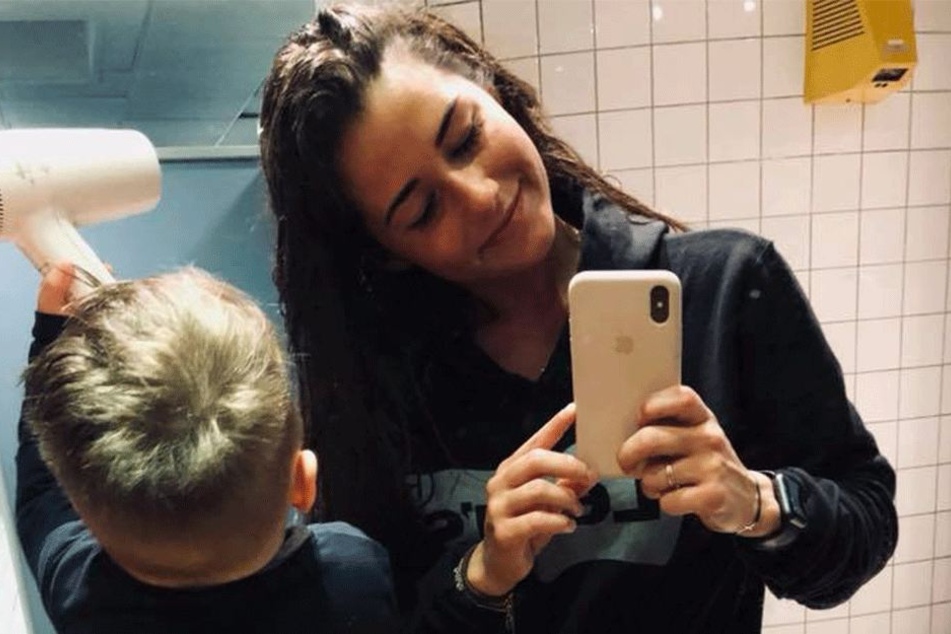So glücklich sah Sarah wohl auch nach dem Krankenhausaufenthalt wieder aus.