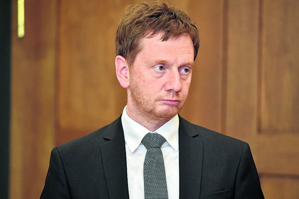 Ministerpräsident Michael Kretschmer (43, CDU) ist seit einem knappen Jahr im Amt.
