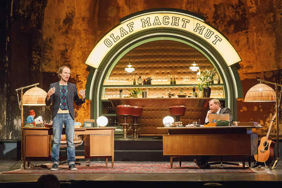 Olaf Schubert und Julius Fischer versuchten, ihr Publikum zum Lachen zu bringen.