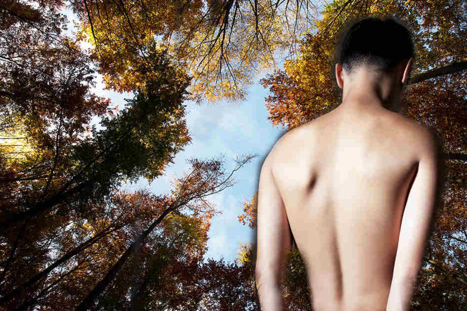 Zwei Frauen fesselten einen früheren Partner und verschleppten ihn in einen Wald. (Bildmontage)