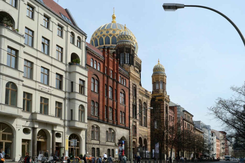 Die Neue Synagoge in der Oranienburger Straße in Berlin-Mitte.