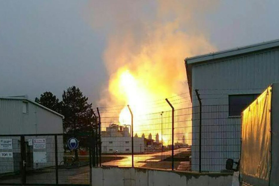 Eine Gasstation war explodiert.