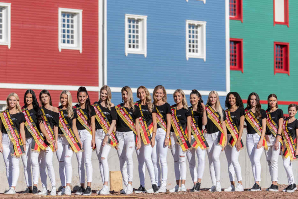 Die 16 Kandidatinnen zur Wahl der Miss Germany 2019.