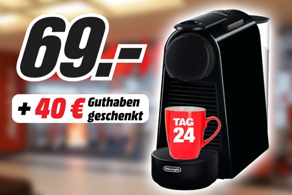 Zum kompakten Gerät bekommt Ihr zusätzlich 40 Euro Guthaben geschenkt!