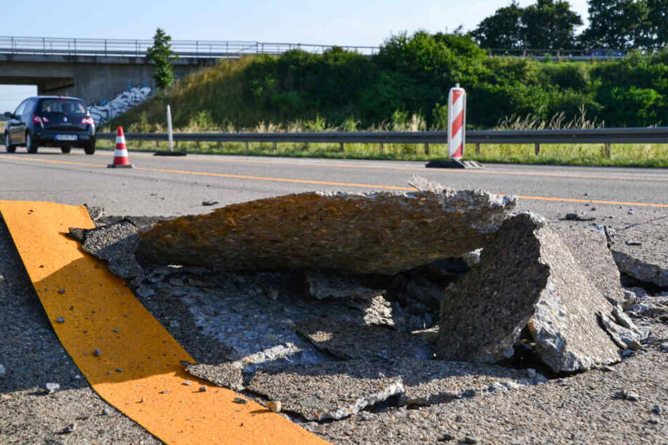 Auch auf der Autobahn 5 kam es im vergangenen Jahr zu heftigen "Blow ups".