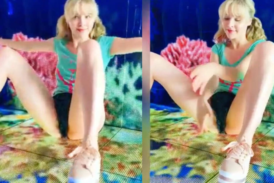 Die Screenshots zeigen Ausschnitte aus Theresias Instagram-Video.