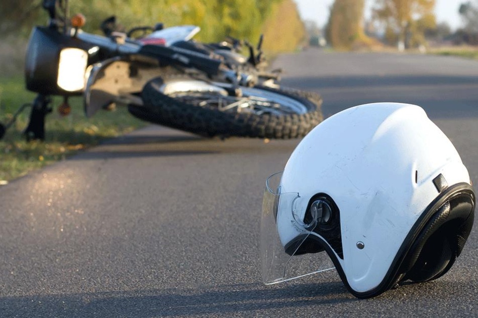 Die Bikerin hatte keine Chance (Symbolbild).