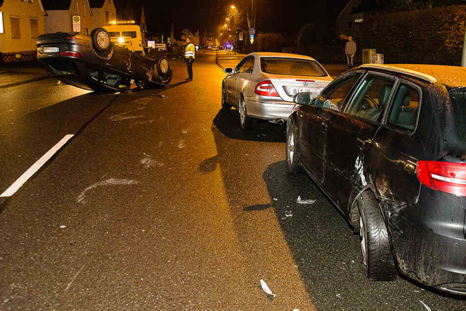 60.000 Euro Schaden entstanden an allen Autos.