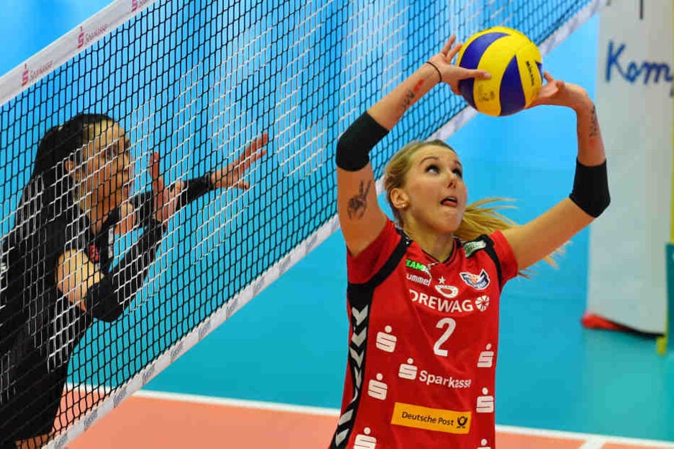 Mareen Apitz wird nun mit dem DSC im CEV-Cup spielen.