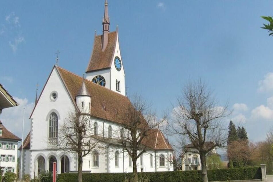 Die Kirche des beschaulichen Merenschwand.