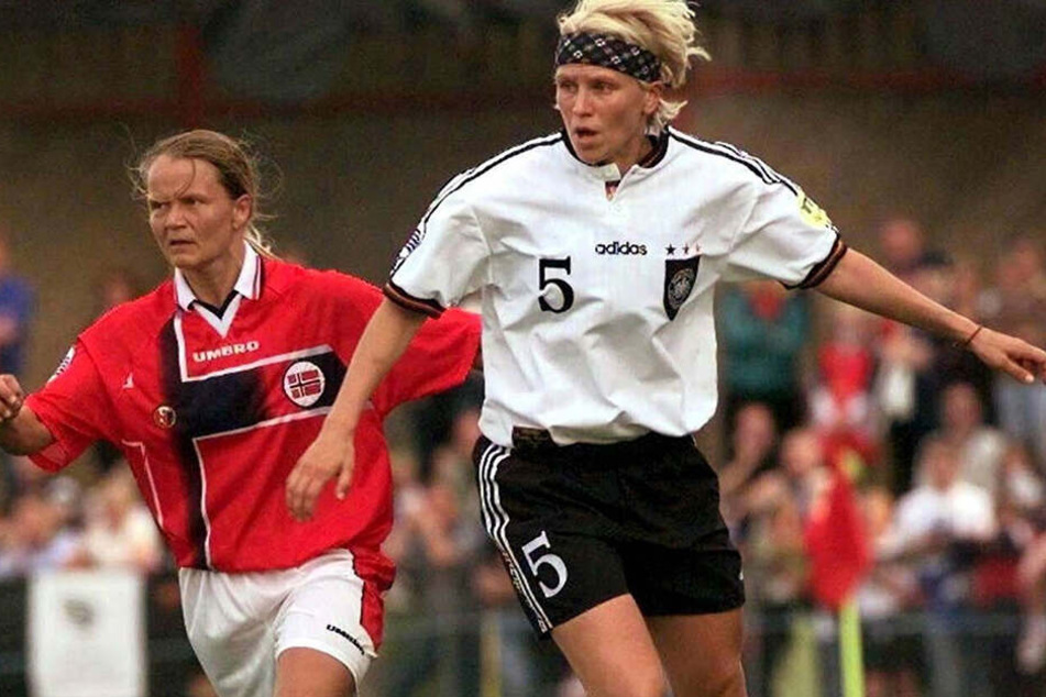 Fitschen bei der Frauen-EM 1997 in Norwegen.