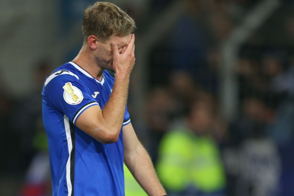 Fabian Klos möchte nach dem Spiel gegen den SC Paderborn nicht Trübsal blasen müssen.