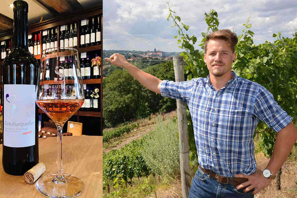 Rückbesinnung auf alte Traditionen: Matthias Schuh (30) ist Winzer aus Leidenschaft und hat so genannte Orange Wines für sich entdeckt. Neben Weiß- und Rotweinen und dem "Rosa Schuh" hat das Weingut jetzt einen Grauburgunder Spätlese Orange im Sortiment.