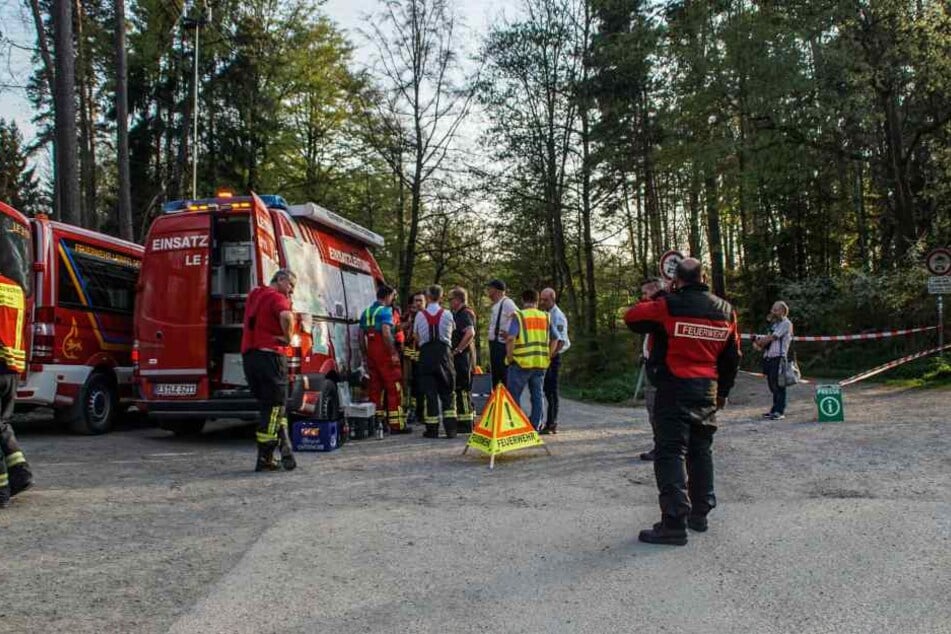 Zeitweise waren rund 200 Feuerwehrleute im Einsatz.