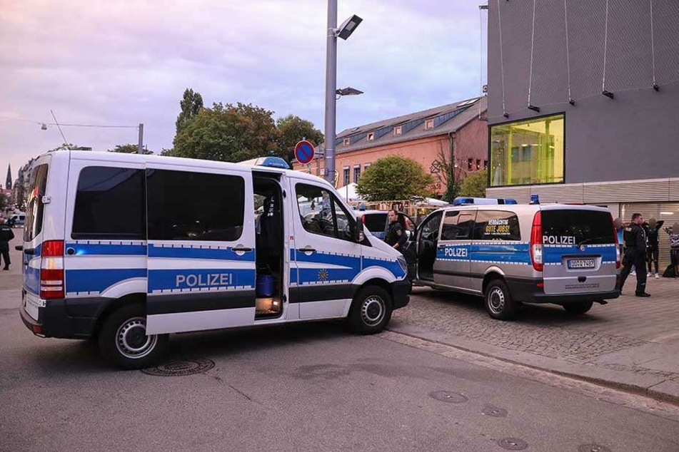 In der Äußeren Neustadt waren 40 Polizeibeamte im Einsatz (Symbolbild).