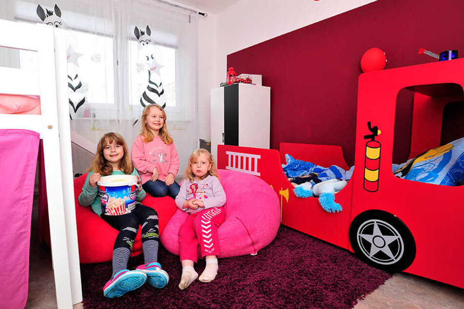 Die Mutter kann ihnen niemand ersetzen. Aber Alexia (7), Samantha (3) und Phoebe (4) werden nicht allein gelassen. Dank einer Spendenaktion konnte das Kinderzimmer renoviert werden.