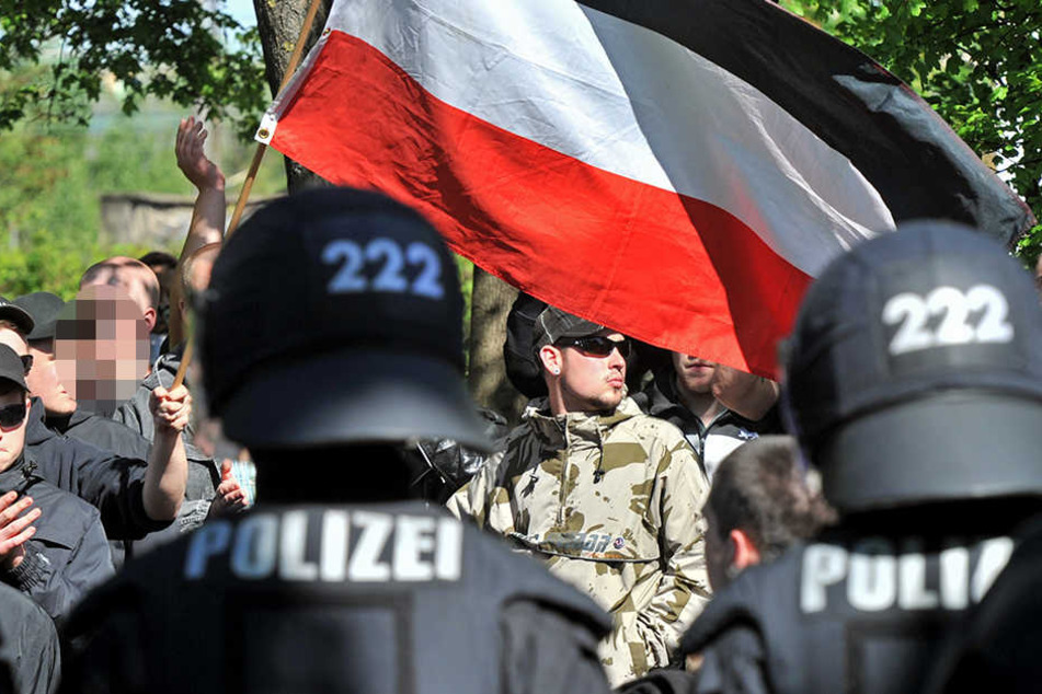 Kracht es am 1. Mai in Halle (Saale) zwischen "Die Rechte"-Anhängern und Gegendemonstranten?