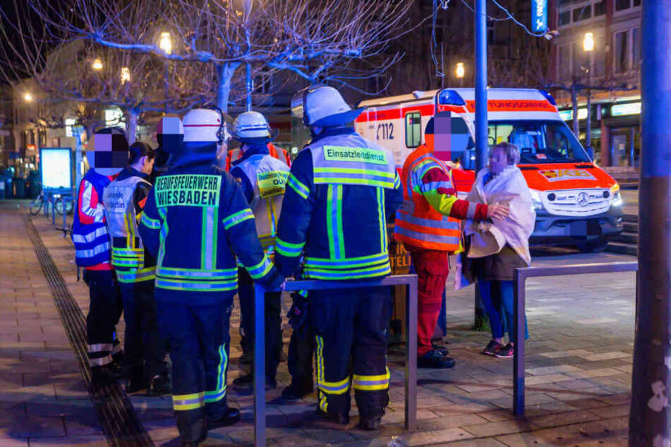 Sechs Personen wurden bei dem Küchenbrand leicht bis mittelschwer verletzt