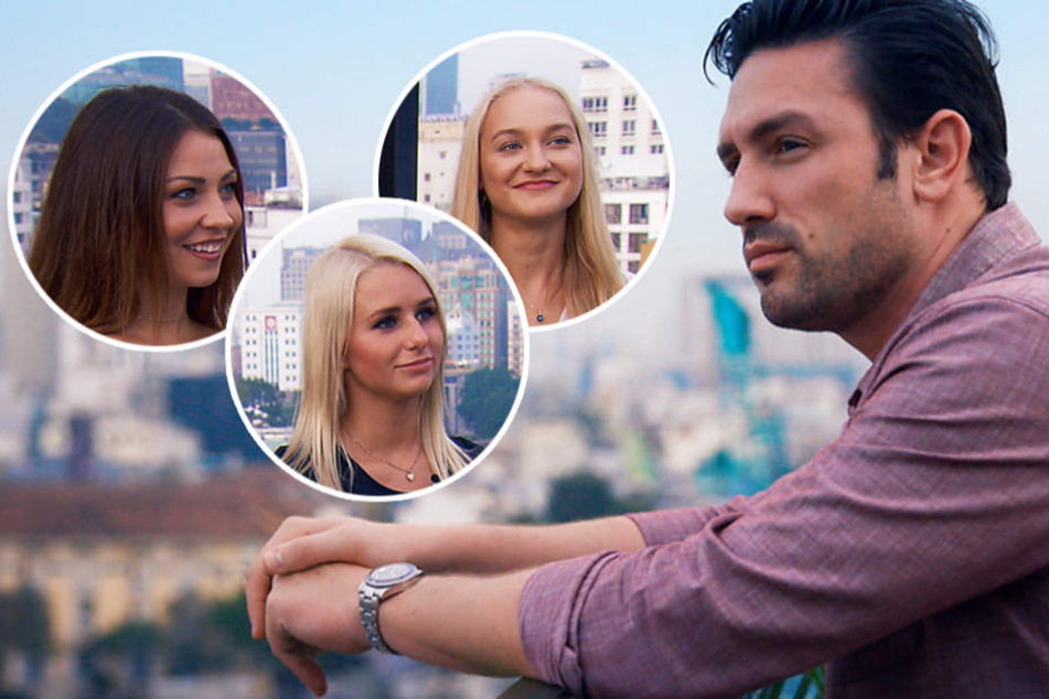 Kristina (v.l.n.r.), Carina und Svenja: Für wen wird sich Daniel entscheiden?