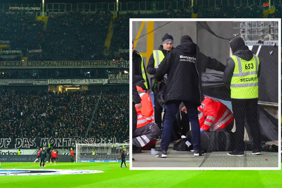 Ein Fan starb auf dem Oberrang der Haupttribüne nach einem Herzinfarkt, ein zweiter stürzte vom Zaun in die Tiefe.