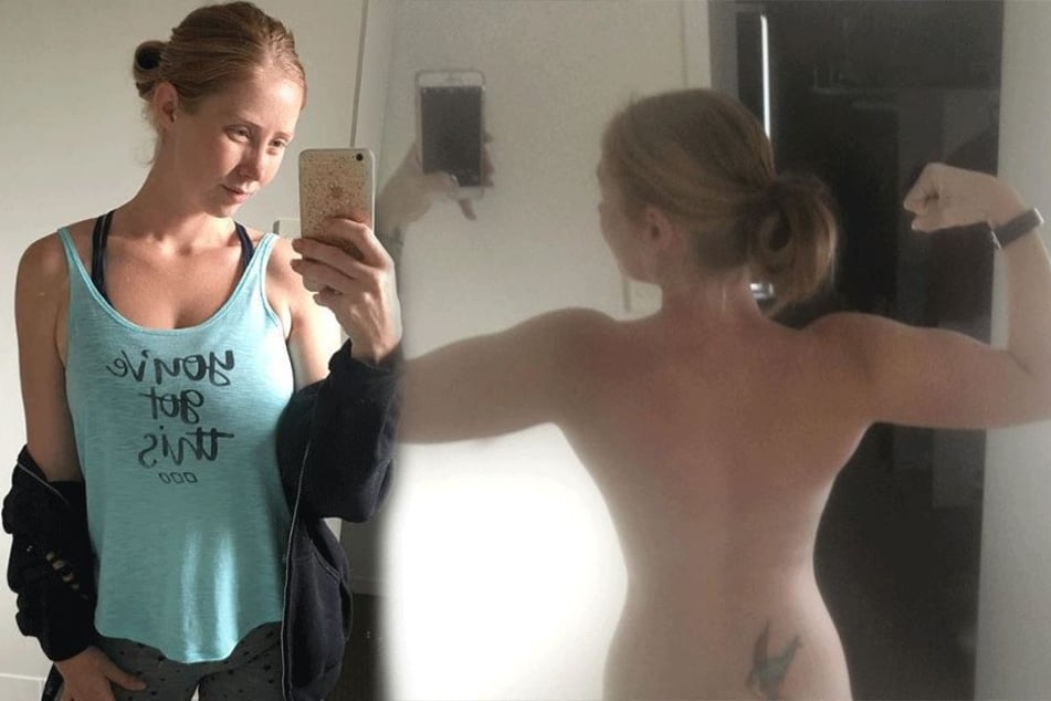 Jetzt zeigt sich Dellit gerne auf sexy Selfies.
