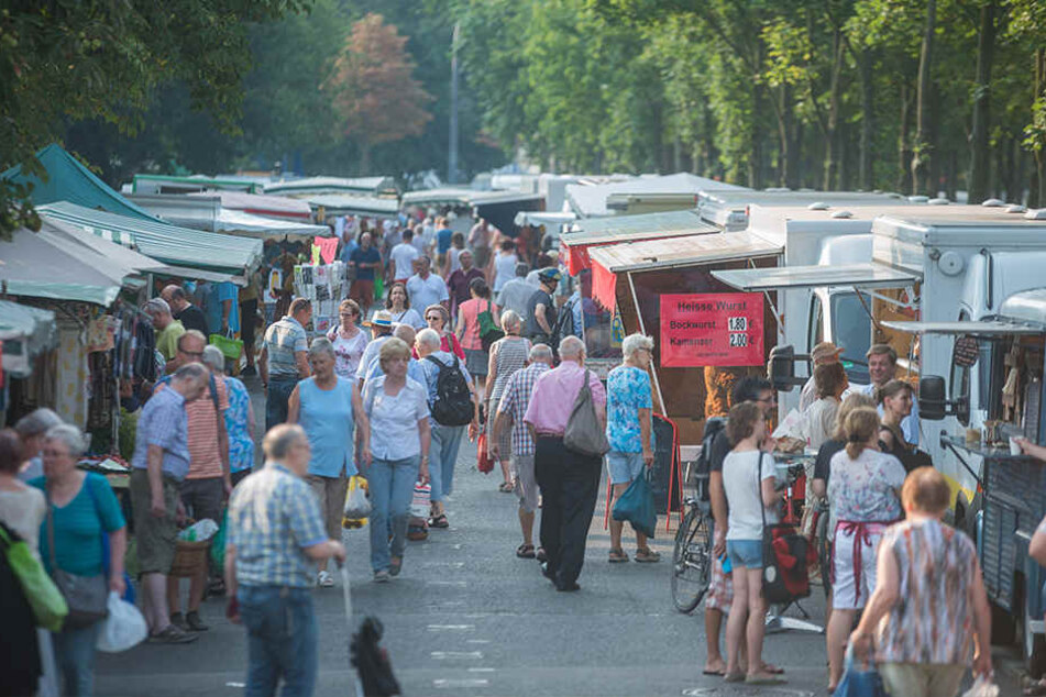 Der Sachsenmarkt an der Lingnerallee ging aus dem sogenannten Forum-Markt hervor. Dieser wurde nach der deutschen Wiedervereinigung von der Bürgerbewegung "Neues Forum" ins Leben gerufen, um regionalen Produkten zu einer Chance zu verhelfen.