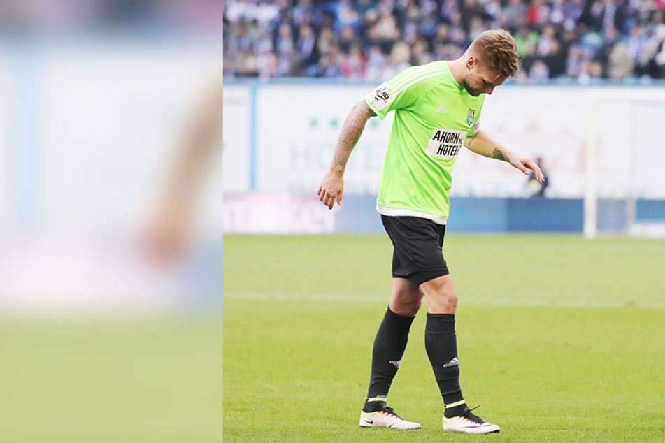 Da humpelt er hin: Florian Trinks zog sich im Dezember einen Riss des Syndesmosebandes zu.