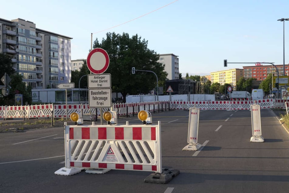 Mehrere Straßen in der Innenstadt wurden für die Veranstaltung gesperrt.