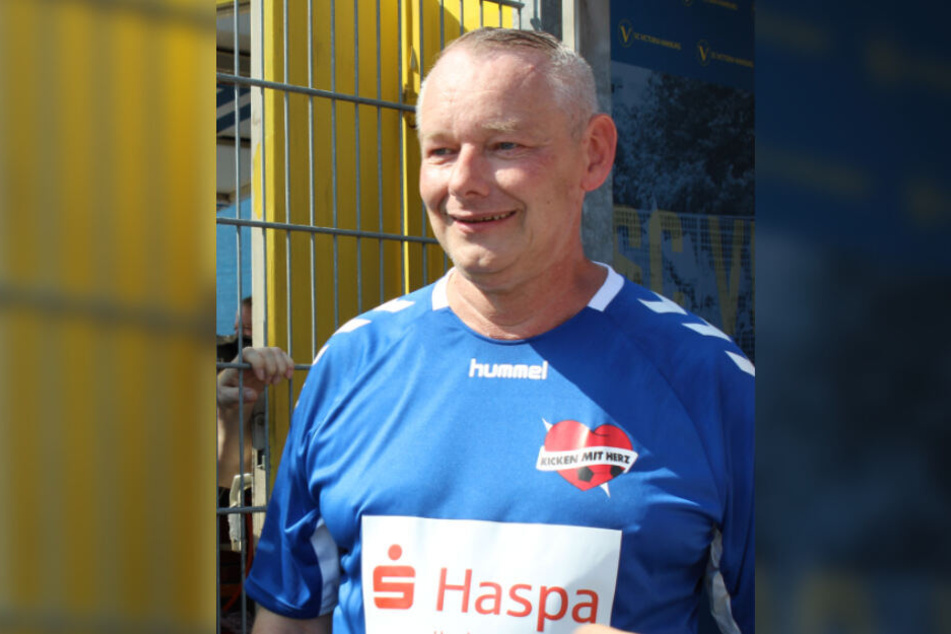 Erst vor wenigen Wochen machte Harry Schulz noch bei der Aktion "Kicken mit Herz" mit.