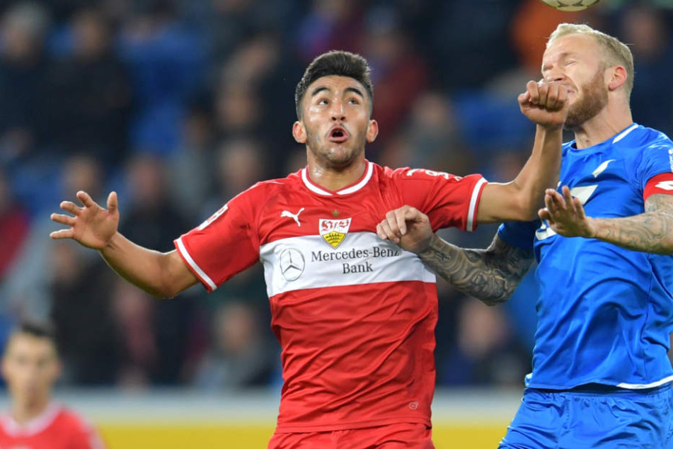 Sieht schlecht aus: VfB-Stürmer Nicolás Gonzalez.