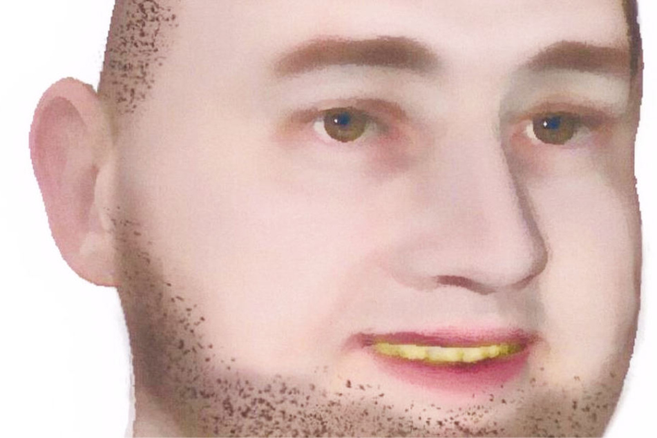 Das Gesicht des Gesuchten Kinderschänders.