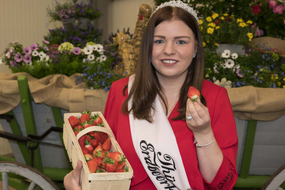 Lisa Graupeter ist die neue Erdbeerkönigin in Thüringen.