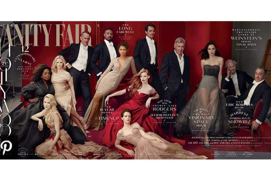 Das Foto der Vanity Fair sorgt derzeit im Netz für große Heiterkeit.
