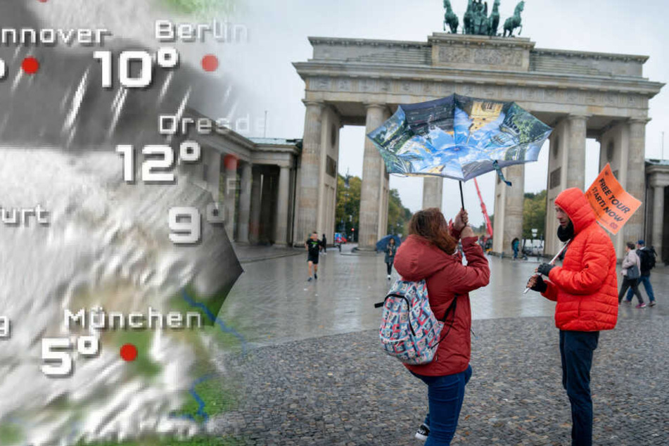 In Berlin wird es kühl und nass. (Symbolbild)