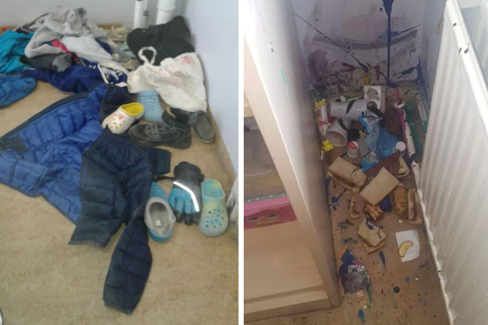 Vor wenigen Wochen lagen Kleidungsstücke durcheinander auf dem Boden und Lebensmittel in der Ecke.
