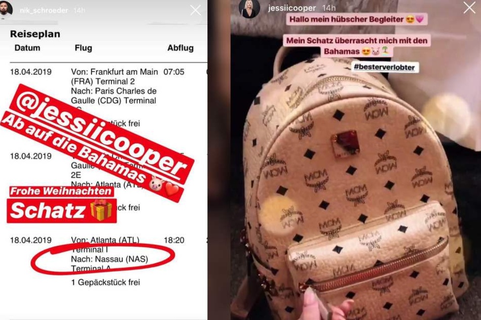 Jessi staunte nicht schlecht - in dem Rucksack versteckte sich eine Traumreise.