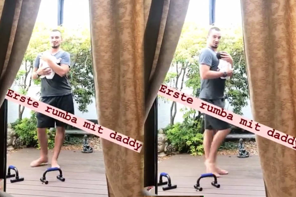 Die Fotomontage zeigt zwei Screenshots aus der Instagram-Story von Motsi Mabuse.