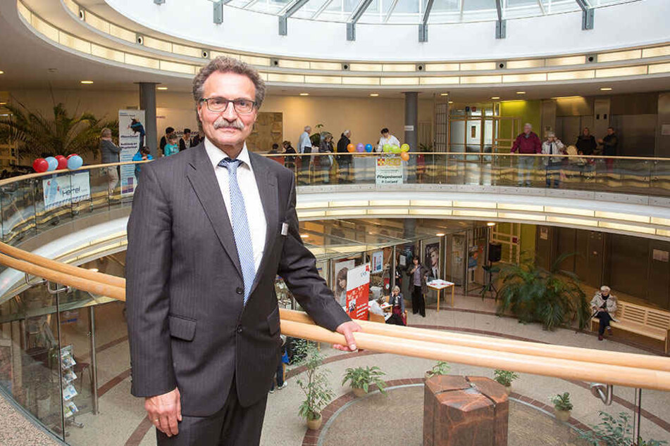 Stephan Lazarides (59), Geschäftsführer vom DIAKOMED Krankenhaus Hartmannsdorf.