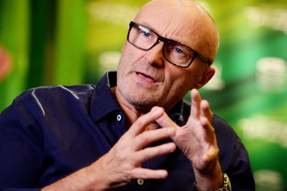 Der Musiker Phil Collins bei einem Interview.