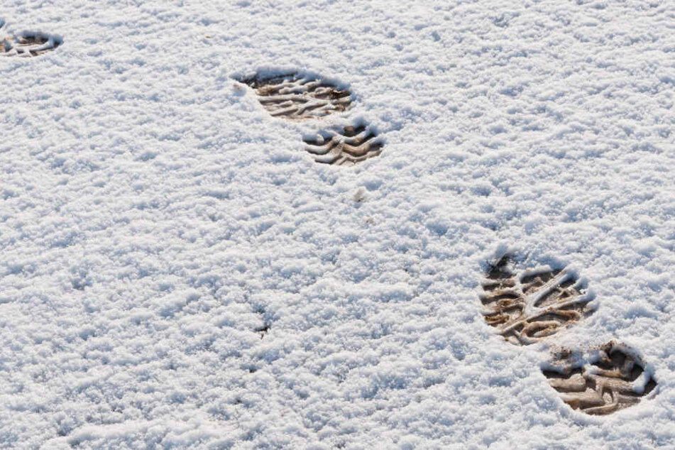 Fußspuren im Schnee überführten die Diebe letztendlich. (Symbolbild)
