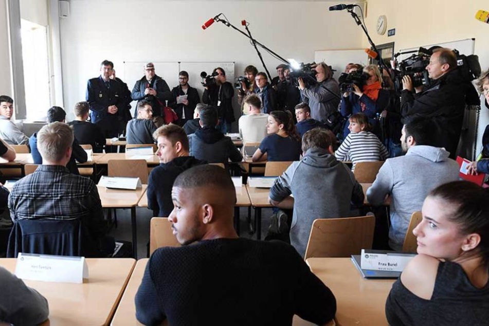 Pressevertreter konnten sich in der vergangenen Woche ein Bild von einer Klasse an der Polizeiakademie machen. 