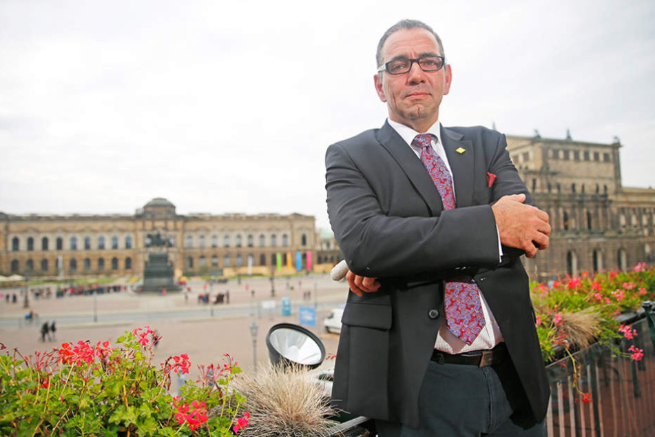 Johannes Lohmeyer bei der Vorstellung des Positionspapieres.