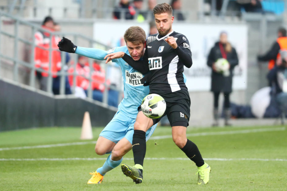 Florian Hansch (Chemnitz) gegen Michel Niemeyer (Magdeburg).