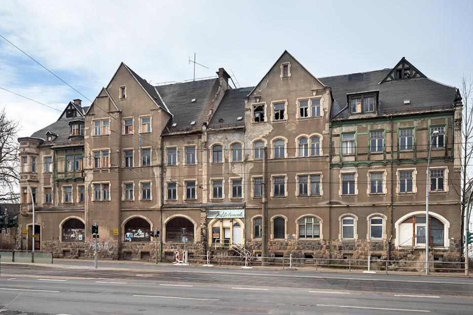 Um dieses Haus an der Annaberger Straße gibt es derzeit großen Ärger.