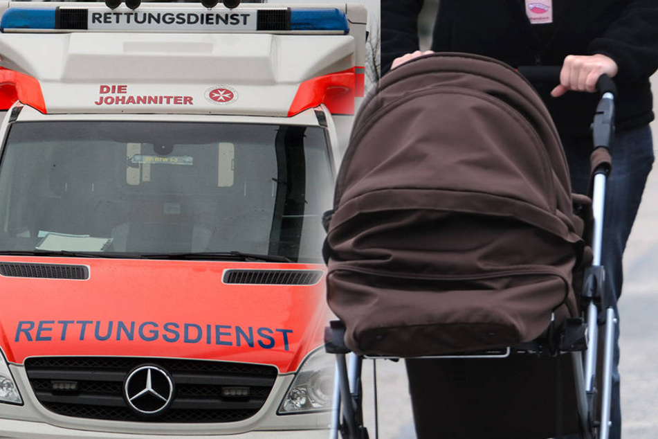 Das Baby hatte Glück im Unglück!