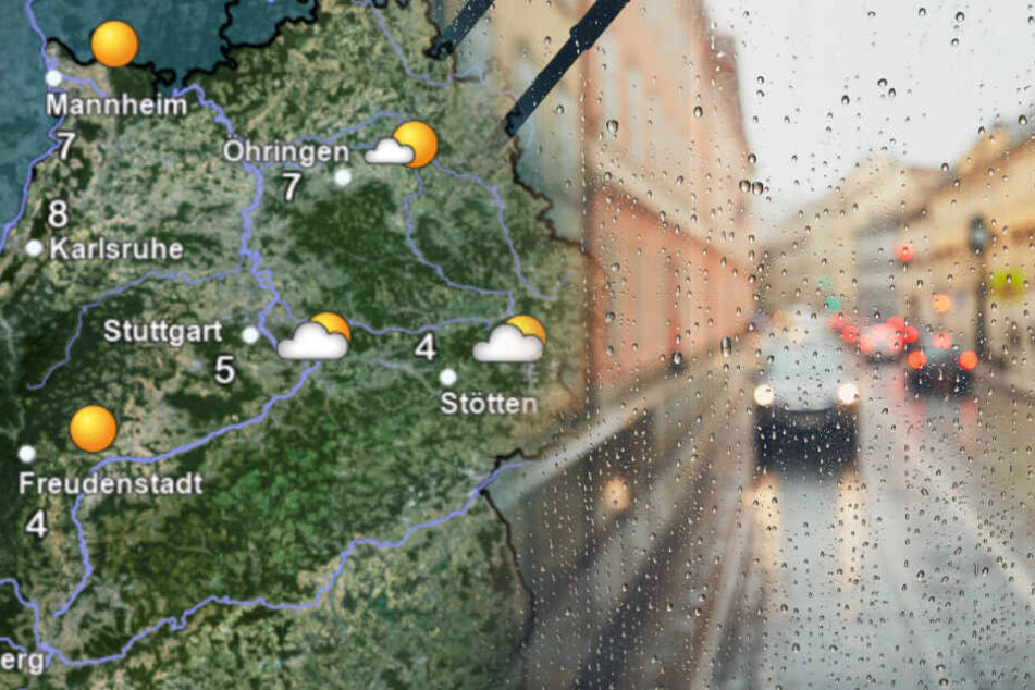 So wird das Wetter im Ländle. (Fotomontage)