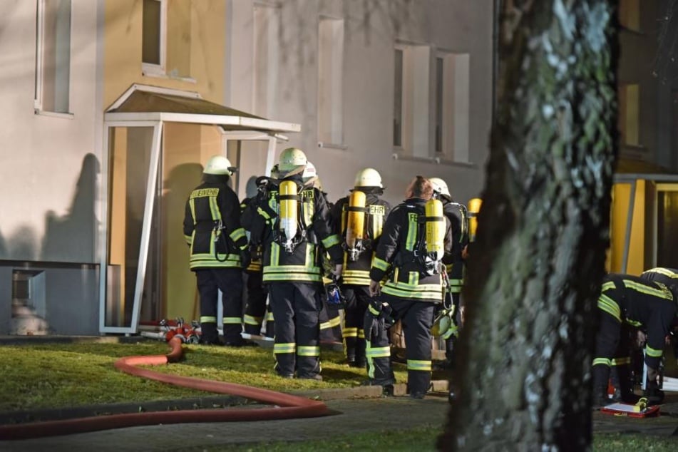 Das Mehrfamilienhaus musste evakuiert werden.