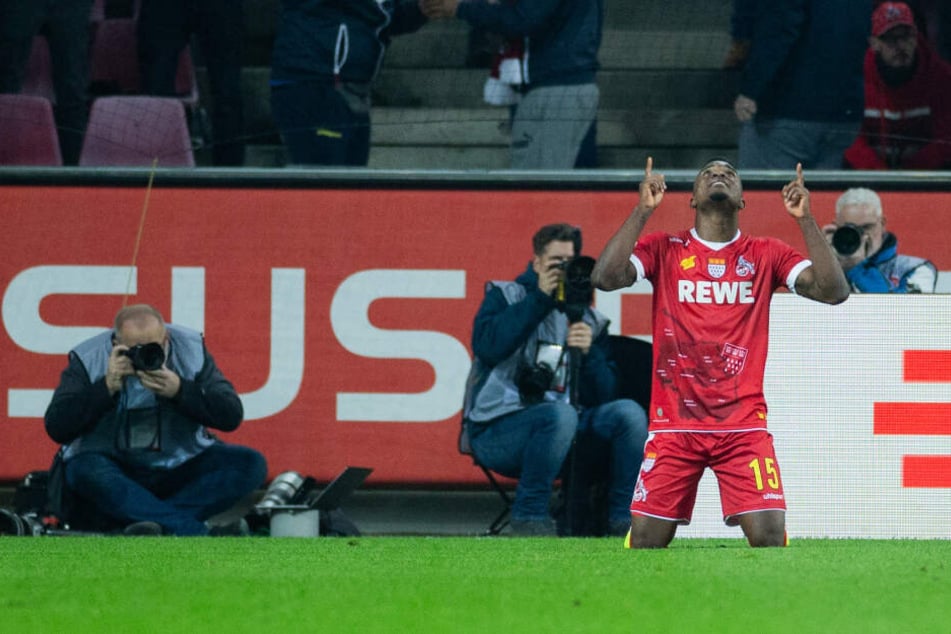 Jhon Cordoba brachte Köln mit seinem ersten Saisontor mit 1:0 in Führung (34.).