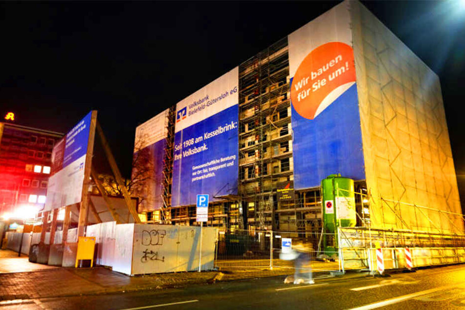 Hier entsteht die neue Volksbank-Zentrale in Bielefeld.